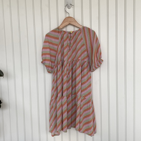 Soft Gallery Viscose Striped Honesty Dress - Picture 5 of 16